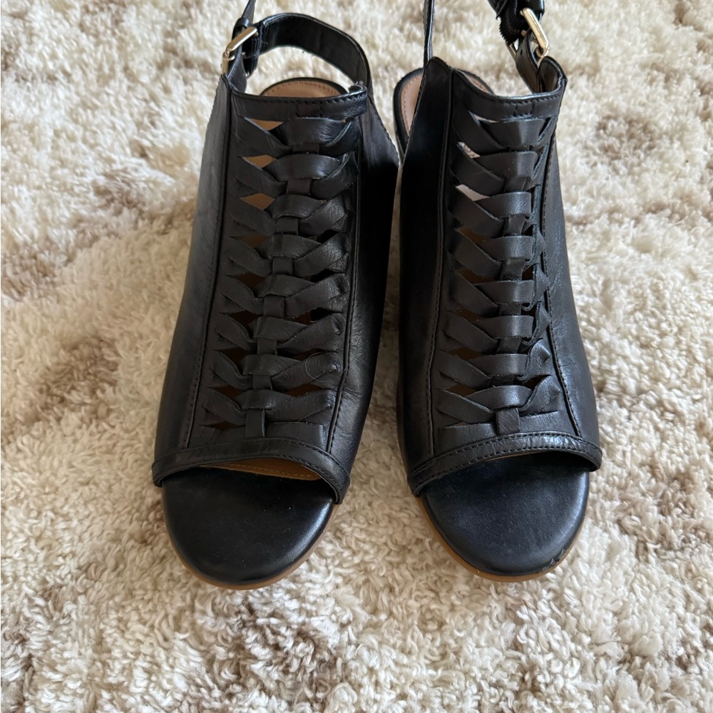 Comforting Black Women's Open-Toe Slingback Sandals